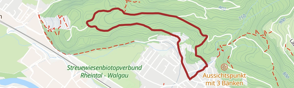 Route map: Rundweg zur Ruine Sonnenberg